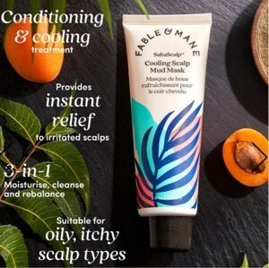 Fable & Mane SahaScalp Hydrating Cooling Scalp Mud Mask 6.7oz New Full Size